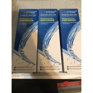 IcePure Refrigerator Water Filters Model RWF0900A - Lot of 3 (Brand New)